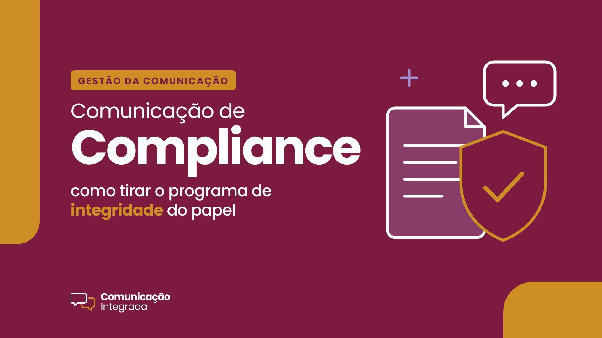 Comunicação de Programas de Compliance